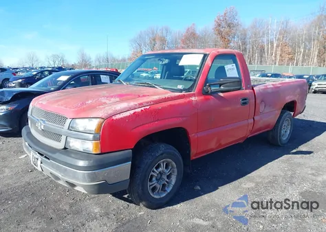 2004 Chevrolet Silverado 1500 Work Truck z USA, uszkodzony, nr VIN 1GCEK14T94Z272056